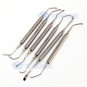 Alat bedah implan gigi ujung ganda, instrumen Lift gigi plus plus, alat pengangkat baja tahan karat - Product Image 6