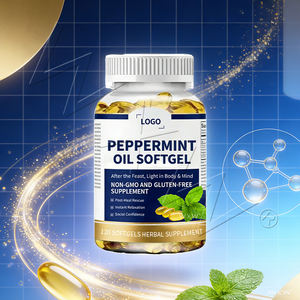 Aceite de Menta con Recubrimiento Entérico de Marca Privada, Cápsulas Blandas de Aceite de Menta de 1000 mg, Cápsulas de Aceite de Menta para Adultos - Product Image 4