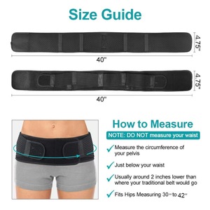 Cinturón Sacroilíaco para Mujeres y Hombres que Alivia el Dolor Ciático, Pélvico, Lumbar y del Nervio Sacro Causado por la Disfunción de la Articulación Sacroilíaca - Product Image 2