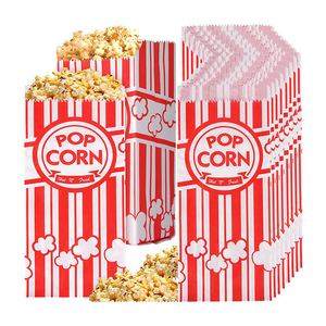 Eco-Friendly Greaseproof Reusable <strong>Popcorn</strong> &amp; Pet Food Packaging Bags Recycled Materials for Family Movie Nights Pizza Sushi More - Product Image 5
