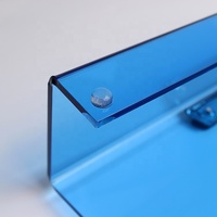 Porte-documents incliné ergonomique en plastique à profil bas avec clip