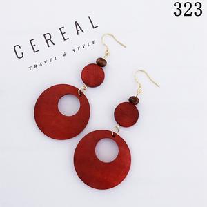 Mjjc — boucles d'oreilles en bois cristal, bijoux décoratifs en hénide fille, cheveux noirs, goutte, 2021 - Product Image 4