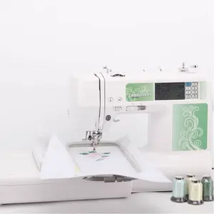 Multifunction Cloths Stitching Electric household computer Sewing Embroidery Machinewith double embroidery frame configuration