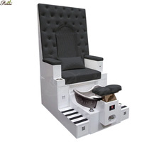 Idées de station de pédicure de style banc pour salon de beauté SPA avec doublure jetable