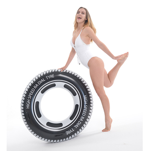 Opblaasbare Band Zwemring Met Handgrepen Opblazen Water Zwemcirkel Voor Volwassenen - Product Image 4
