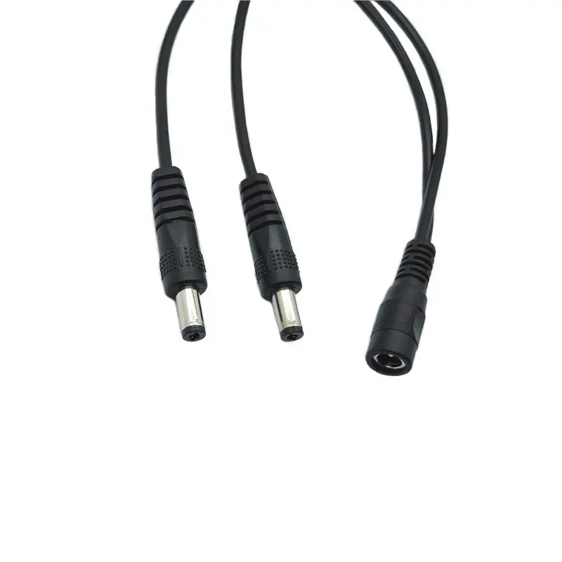 1 Split Naar 2 Dc Netsnoer 5.5Mm X 2.1Mm Dc Power Y Splitterkabel