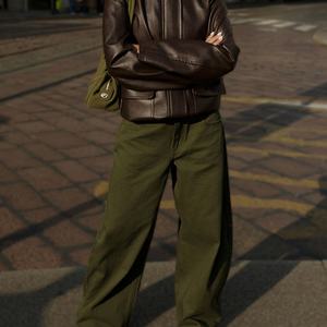 Veste Oversize en Similicuir OEM, Tenue Décontractée avec Logo, Fabricant pour Femmes et Hommes, Pièce Unique - Product Image 3