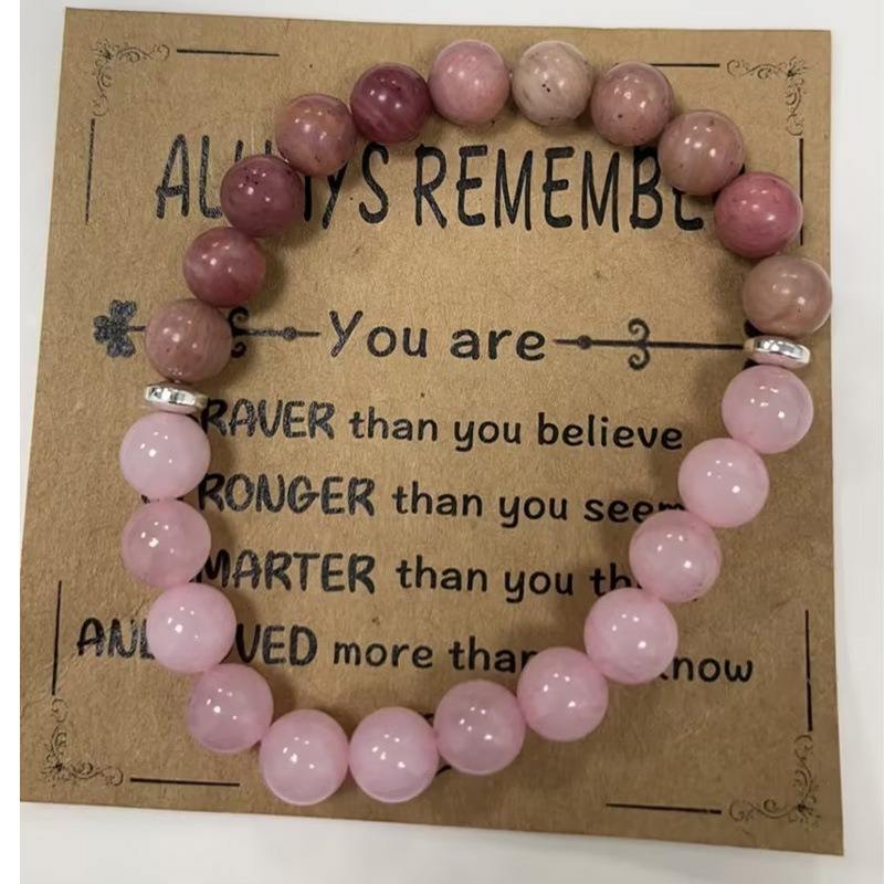 Rhodonite con tarjeta