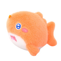 Vente en gros OEM ODM – Porte-clés pendentif mini-animaux marins en peluche mignons et moelleux, logo personnalisé, baleine, homard, dauphin, coton PP écologique