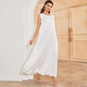 white christmas dresses Loose Linen Maxi Dress from NikkaPlace main image 0