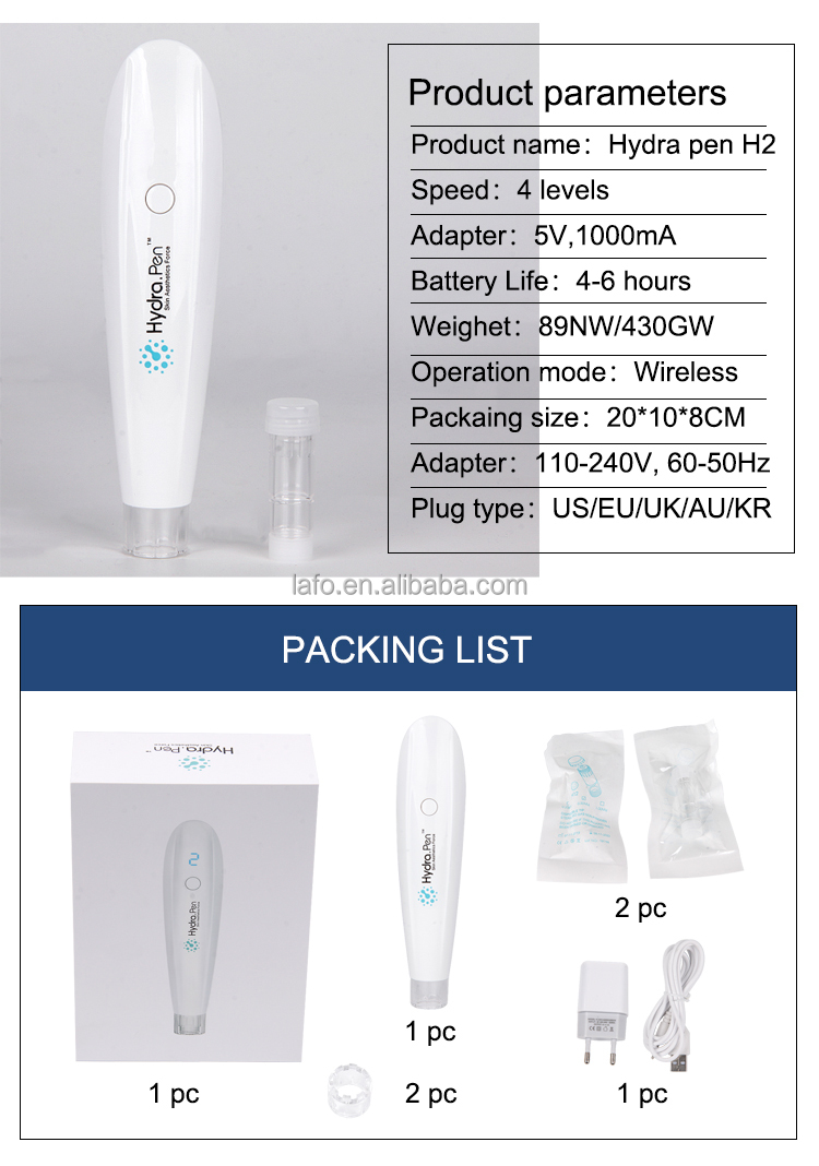 Hydrapen acne scar removal microneedling system derma pen home use hidrapen electric derma microneedling pen h2 hydra pe