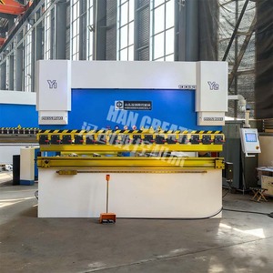 Prensa Plegadora CNC HanCreate 125t/3200 TP10S Semiautomática con Motor y Rodamientos para Procesamiento de Chapa de Acero Inoxidable - Product Image 2