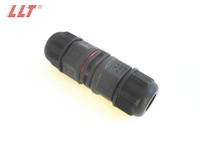 LLT L16 Led Ip68 Connecteur droit d'alimentation étanche à 3 broches
