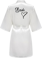 Peignoir de Mariage Personnalisé avec Nom et Date, Peignoir de Mariée en Faux Soie, Robe de Mariée, Robes de Mariée pour Femmes, Robe de Mariée pour Demoiselle d'Honneur, Robe de Mariage pour Femme, Robe de Soirée pour Enterrement de Vie de Jeune Fille