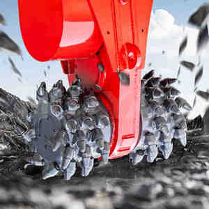 Nouvel accessoire de coupe à tambour rotatif hydraulique de haute qualité pour le fraisage d'excavatrice avec moteur à noyau et composants d'engrenage - Product Image 2