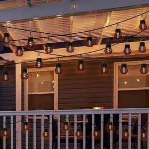 Lampe solaire à effet flamme pour cour et villa, décoration extérieure festive, lumières LED solaires à effet flamme, accessoires pour lieux de mariage - Product Image 5