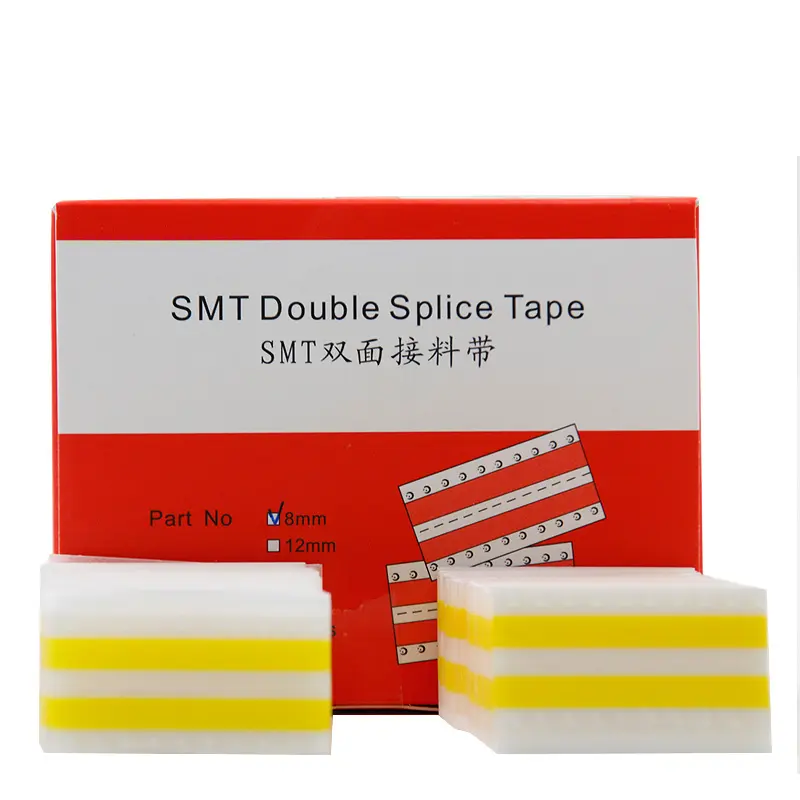 ESD SMD 합동 전도성 SMT 두 배 편들어진 접착성 접합 테이프 주문 8 16mm 영화 구멍 Presstape 종이 운반대 결합 공구