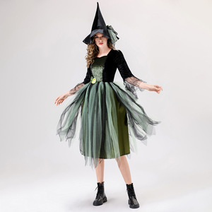 S-xl mago Oz vestito di garza a rete <span class=keywords><strong>strega</strong></span> retrò <span class=keywords><strong>Costume</strong></span> Cosplay di <span class=keywords><strong>Halloween</strong></span> - Product Image 4