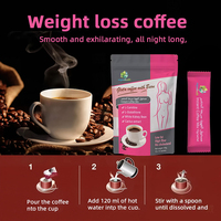 Café en Polvo con Extracto Herbal OEM, con Función Energética y de Firmeza, para el Control de Peso en Adultos, Empaque Personalizable