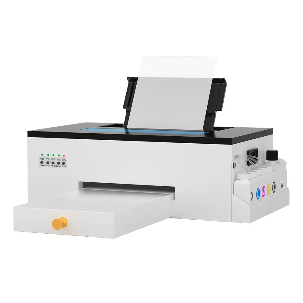고품질 공급 업체 열 전달 티셔츠 인쇄 필름 제트 기계 디지털 잉크젯 A4 L 805 Dtf 프린터