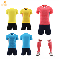 Seragam Klub Olahraga Tim Grosir Kustom, Sablon Heat-Transfer, Bernapas, Cepat Kering, Celana Pendek Sepak Bola Latihan Musim Panas