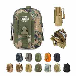 Sac banane de sport tactique camouflage avec fermeture éclair pour hommes, sac de poitrine pour activités de plein air, sac de course pour hommes, promotionnel en tissu Oxford, compatible avec appareils de 6,7 pouces - Product Image 2