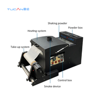 Machine d'imprimante DTF de film PET de 60cm pour T-shirt avec imprimante DTF de machine à secouer de poudre de tête d'impression XP600