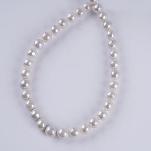 ไข่มุกน้ำจืดสีขาวธรรมชาติ เหวินฉี ขนาด 10-11 มม. รุ่น 30927 สำหรับทำสร้อยคอ DIY กึ่งสำเร็จรูป อุปกรณ์เสริมจากจูจี้ - Product Image 5