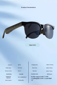 HY02 Nouvelles lunettes intelligentes multifonctionnelles Protection contre la lumière bleue Traduction en temps réel sans fil Lecteur de musique Appel téléphonique Navigation - Product Image 6