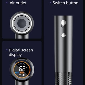 Nuevo Secador de Pelo Inteligente con Pantalla Digital, Rotación de Viento de Alta Velocidad, Control de Temperatura Inteligente y Protección, con Múltiples Niveles de Viento/Temperatura - Product Image 2