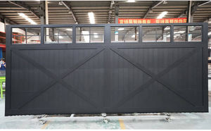 맞춤형 빌라 알루미늄 자동 섹션 전동 차고 문 유리 차고 문 - Product Image 6