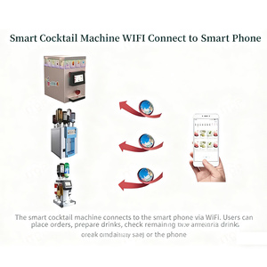 Qdmech chuyên nghiệp Wifi Cocktail Dispenser Trung Quốc Nhà máy cung cấp điện thoại thông minh điều khiển Cocktail thiết bị - Product Image 4