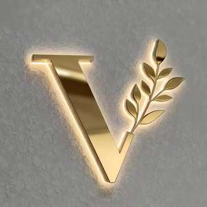 Lettre LED rétroéclairée 3D personnalisée, logo d'entreprise 3D personnalisé, lettre en métal, panneau lumineux LED pour la publicité, enseigne de magasin, enseigne extérieure et intérieure - Product Image 3