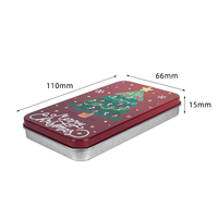 Boîte en métal personnalisée pour jeu de cartes, emballage métallique haut de gamme pour cartes à jouer, prend en charge l'artwork, la taille et le design personnalisés