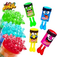 Bonbons liquides fourrés à la confiture aux saveurs de fruits mélangés, certifiés EN71, tendance TikTok, en plastique, halal, parfaites pour les enfants, vente en gros