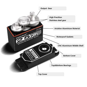 Servo Digital Impermeable BLS3325 de 25 KG con Carcasa Completamente Metálica para Auto RC, Servo sin Escobillas de Alto Torque - Product Image 4
