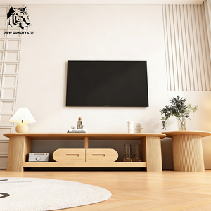 Mueble de TV Moderno Europeo Personalizado, Ecológico, de Madera, con Almacenamiento, Envío Inmediato, Muebles para Sala de Estar y Dormitorio - Product Image 3