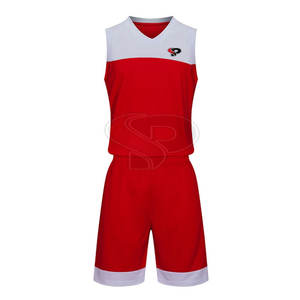 Uniforme de basket-ball léger pour homme personnalisé, 100% polyester, haute qualité, respirant, séchage rapide, nom d'équipe personnalisé, vêtements de sport - Product Image 1