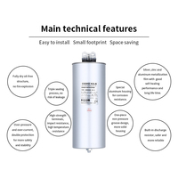Condensadores de Corrección del Factor de Potencia de 1kvar a 50kvar (5Kvar-100Kvar), Filtros de Armónicos