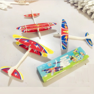 Kit d'assemblage d'avion électrique à mousse, rechargeable, lancé à la main, jouet d'extérieur pour enfants de 5 à 7 ans - Product Image 2
