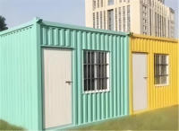 Maison conteneur préfabriquée modulaire de 20 pieds à installation rapide, bureau portable, cabine de vie mobile, logement pour travailleurs – Fournisseur direct usine
