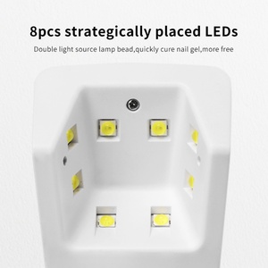 Lámpara LED de Fototerapia Portátil, Recargable, de Plástico, de Secado Rápido, Personalizable, Profesional para Uñas - Product Image 5