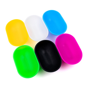 Tazón de Silicona Ovalado Mini Personalizado, Diseño Moderno, Ecológico, Apto para Alimentos, Colorido, para Viajes, Tazón para Bebés - Product Image 5
