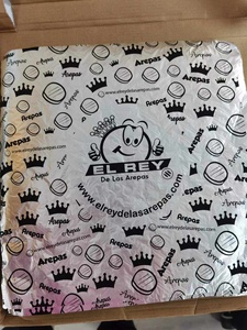 Papier sulfurisé alvéolé personnalisé, enduit de PE, résistant à l'huile, de qualité alimentaire, pour emballage de sandwichs, burgers et shawarmas - Product Image 5