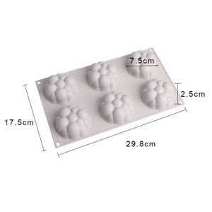 แม่พิมพ์เค้กมูสทรงเมฆ Tangchu Xiangyun แม่พิมพ์ซิลิโคนสำหรับทำขนมหวานฝรั่งเศส ช็อกโกแลต พุดดิ้ง และสบู่ทำมือ - Product Image 2