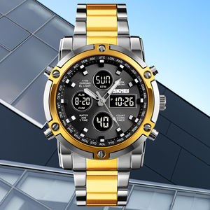 3 volte <span class=keywords><strong>orologio</strong></span> <span class=keywords><strong>da</strong></span> <span class=keywords><strong>polso</strong></span> <span class=keywords><strong>da</strong></span> <span class=keywords><strong>uomo</strong></span> in acciaio Top Brand 3ATM orologi <span class=keywords><strong>da</strong></span> <span class=keywords><strong>uomo</strong></span> resistenti all'acqua con quadrante <span class=keywords><strong>digitale</strong></span> - Product Image 3