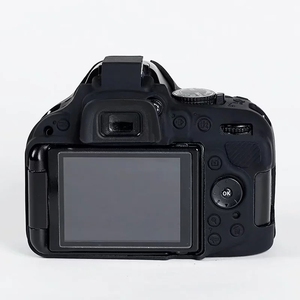 Housse de Protection en Silicone Souple pour <span class=keywords><strong>Appareil</strong></span> <span class=keywords><strong>Photo</strong></span> <span class=keywords><strong>Nikon</strong></span> D5200, Étui de Corps en Caoutchouc - Product Image 2