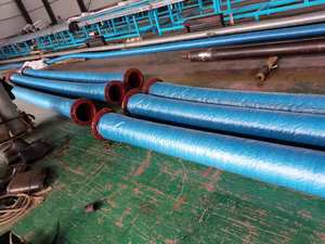 ท่อยางที่ทนต่อการสึกหรอสำหรับการขุดลอกแท่นและการดูดน้ำและปล่อย NR SBR พร้อมครีบ ANSI - Product Image 2