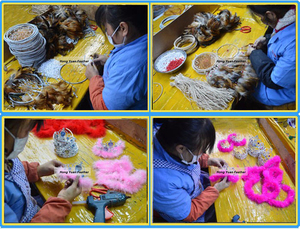 Bán Buôn Handmade Boho Treo Lông Giấc Mơ Catcher Đối Với Xe Phòng Nhà Cửa Tường Nghệ Thuật Đảng Trang Trí Nội Thất Trang Trí Món Quà Thủ Công DIY <span class=keywords><strong>Kit</strong></span> - Product Image 4