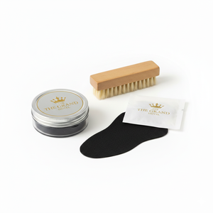 ชุดอุปกรณ์ขัดรองเท้าเดอะแกรนด์โฮเทล พร้อมแปรงและฟองน้ำสำหรับใช้ในห้องพัก - Product Image 2